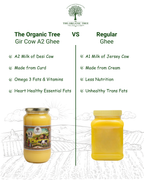 Cultured A2 Ghee (Made from Curd) – 500 ml | The Organic Tree