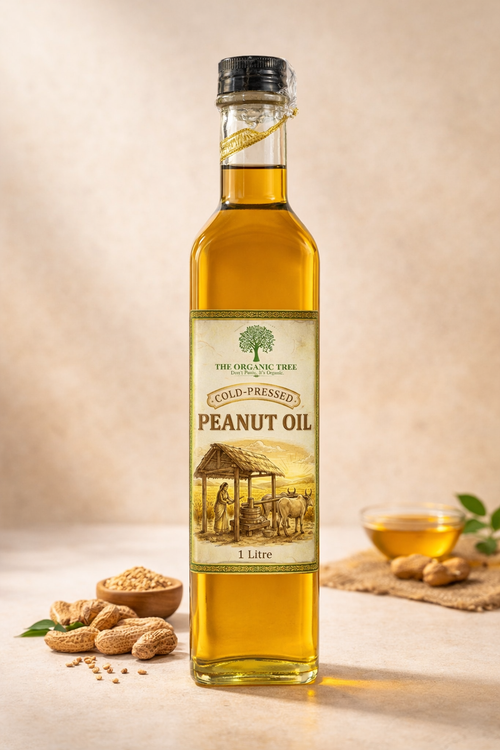 The Organic Tree Cold-Pressed Peanut Oil (500ml) – Unrefined & Natural