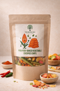 The Organic Tree Peri Peri Baked Vegetable Crispies – Healthy Crunch Snack