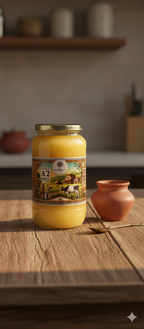 Cultured A2 Ghee (Made from Curd) – 500 ml | The Organic Tree