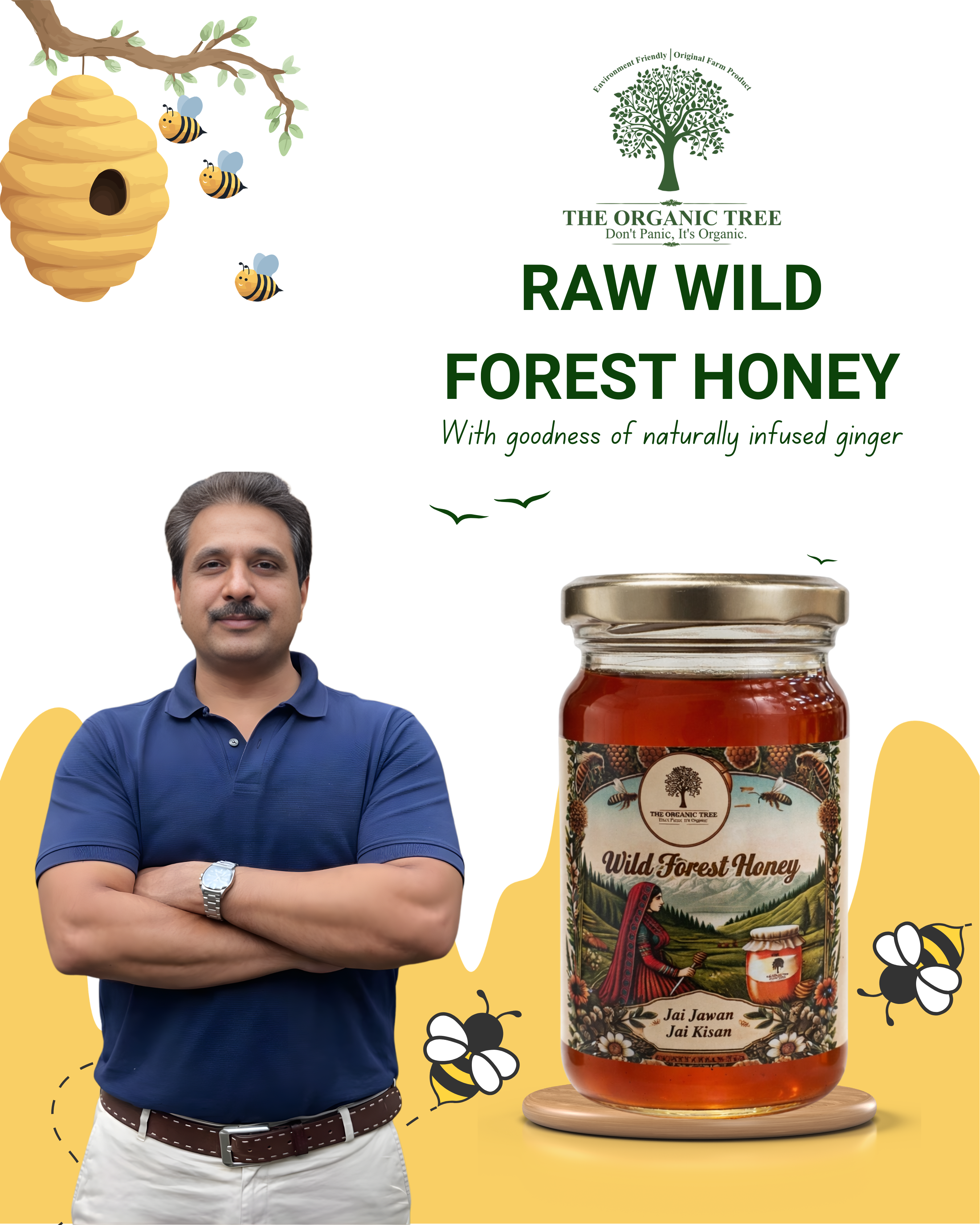 The Organic Tree Wild Forest Honey – Raw & Unfiltered